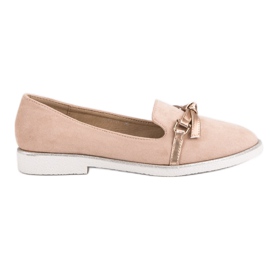 Emaks Ruskind loafers lyserød