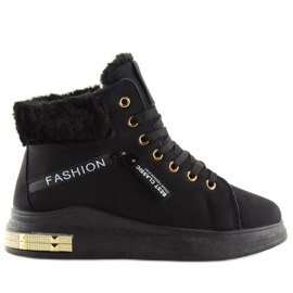 Sort isolerede sneakers W19-25 Sort