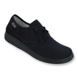 Befado herresko pu 990M001 sort marine blå
