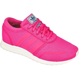 Sko adidas ORIGINALS Los Angeles Jr S80234 lyserød