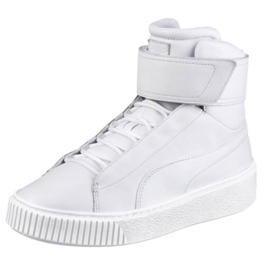 Sko Puma Platform Mid Wn s W 364242 02 hvid