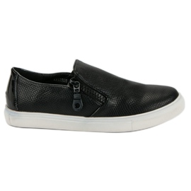 Weide Sorte Slipons