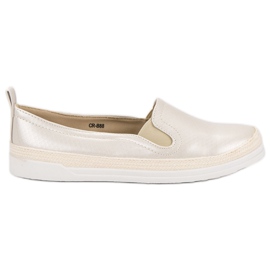 Komfortable Slipons gul