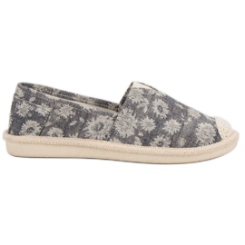 Small Swan Moderigtigt Espadrilles grå