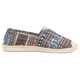 Small Swan Etniske Espadrilles flerfarvet