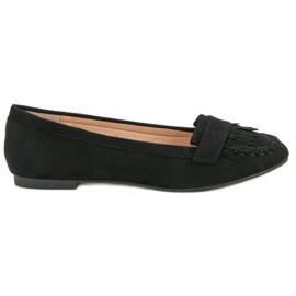 Small Swan Klassiske sorte loafers