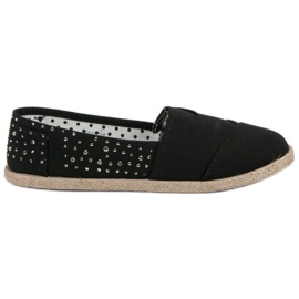 Espadrilles med jetfly sort