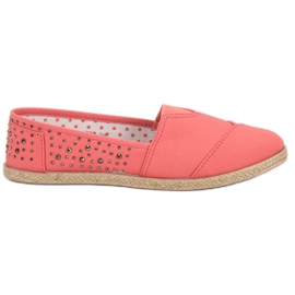 Espadrilles med jetfly lyserød
