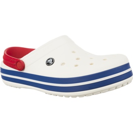 Crocs Krokbånd Hvidblå Jean flerfarvet