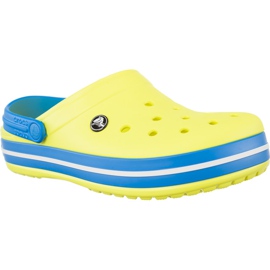 Crocs Crocband Tennis Ball Green Ocean flerfarvet
