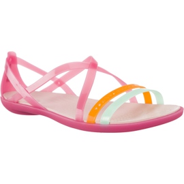 Crocs Isabella Cut Strappy Sandal I Paradise Pink Rose Dust flerfarvet