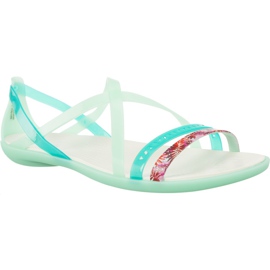 Crocs Isabella Cut Grph Strappy Sndl New Mint Oyster grøn