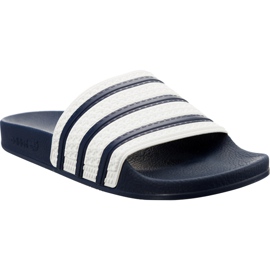 Adidas Adilette 220 hvid marineblå