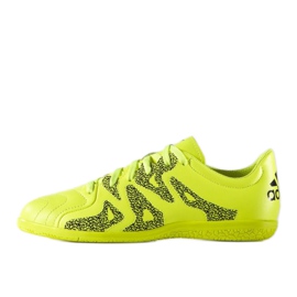 Indendørs sko adidas X 15.3 In Leather Jr grøn