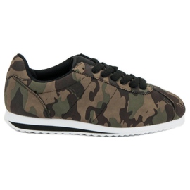 Moro sneakers brun grøn
