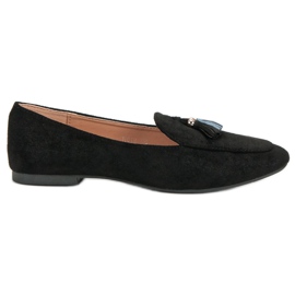 Small Swan Glitter loafers sort