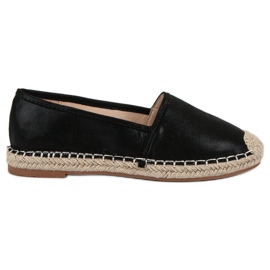 Small Swan Sort klassisk Espadrilles