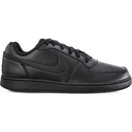 Nike Ebernon Low 003 Black Black sort