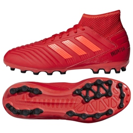 Adidas Predator 19.3 Jr D98005 fodboldstøvler rød rød
