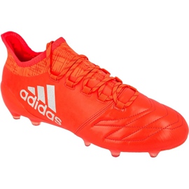 Adidas X16.1 Fg M Læder S81966 fodboldstøvler flerfarvet rød