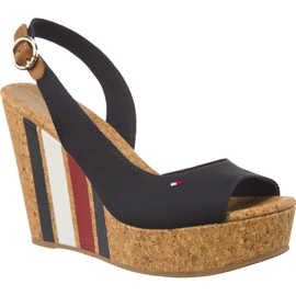 Tommy Hilfiger Wedge With Printed Stripes 403 Midnight sort