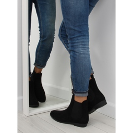 Sort Wellies til kvinder sorte Jodhpur støvler D61 Sort II-GAT