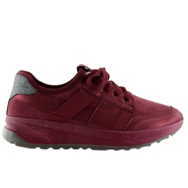 X-9733 vinrøde claret sportssko