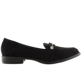 Sorte kvinders loafers 3117 Sort