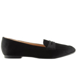 Sorte kvinders loafers 3109 Sort