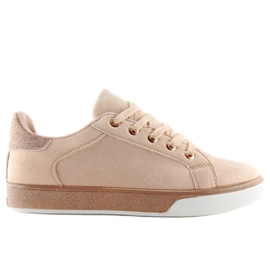 Lyserøde kvinders sneakers K-307 Pink