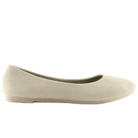 Beige ballerinaer til kvinder JX1018 Beige
