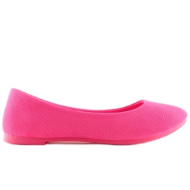Lyserøde kvinders ballerinaer JX1018 Fuchsia