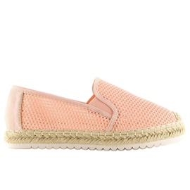 Pink espadriller til kvinder 6602 Pink lyserød