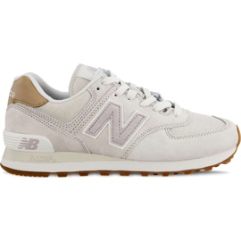 New Balance Wl574lcc Lys Cliff Grå Med Light Cashmere brun flerfarvet