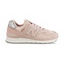New Balance Wl574ops Sateen Tab Oyster Pink Med Metallic Silver flerfarvet lyserød grå