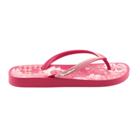 Ipanema flip -flops damesko til poolen 82518 flerfarvet lyserød