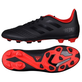 Adidas Predator 19.4 FxG Jr G26980 fodboldstøvler sort sort
