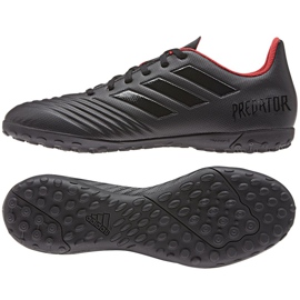 Adidas Predator 19.4 Tf M D97972 fodboldstøvler sort sort