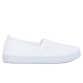 Hvide openwork sneakers JX63P Hvide