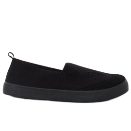 Sorte openwork sneakers JX63P Sort