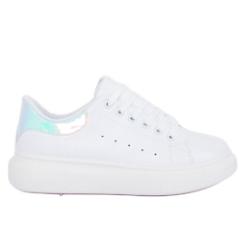 Alex LV72 sølv sneakers hvid