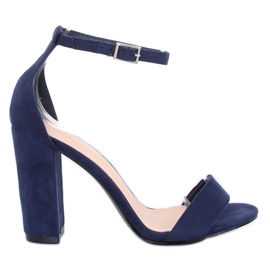 Sandaler på stolpen marineblå Y2385-27 Navy marine blå
