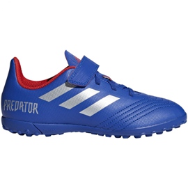 Adidas Predator 19.4 Tf Jr CM8559 fodboldstøvler blå blå