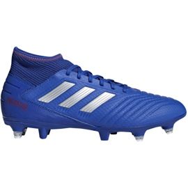 Adidas Predator 19.3 Sg M D97957 fodboldstøvler flerfarvet blå