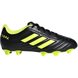 Adidas Copa 19.4 Fg Jr D98088 fodboldstøvler flerfarvet sort