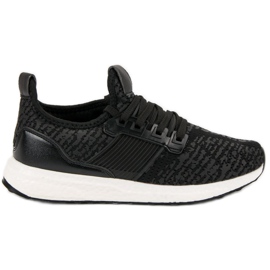 Slip-on sportssko sort