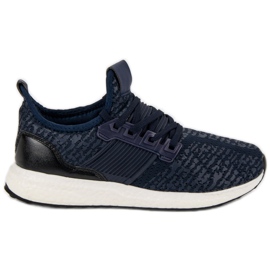Slip-on sportssko blå