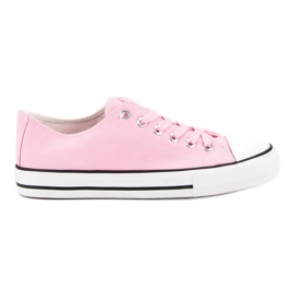 J. Star Klassiske lyserøde sneakers