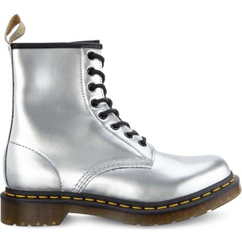 Dr. Martens 1460 Vegansk Chrome Sølv grå