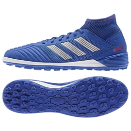 Adidas Predator 19.3 Tf M BB9084 fodboldstøvler flerfarvet blå